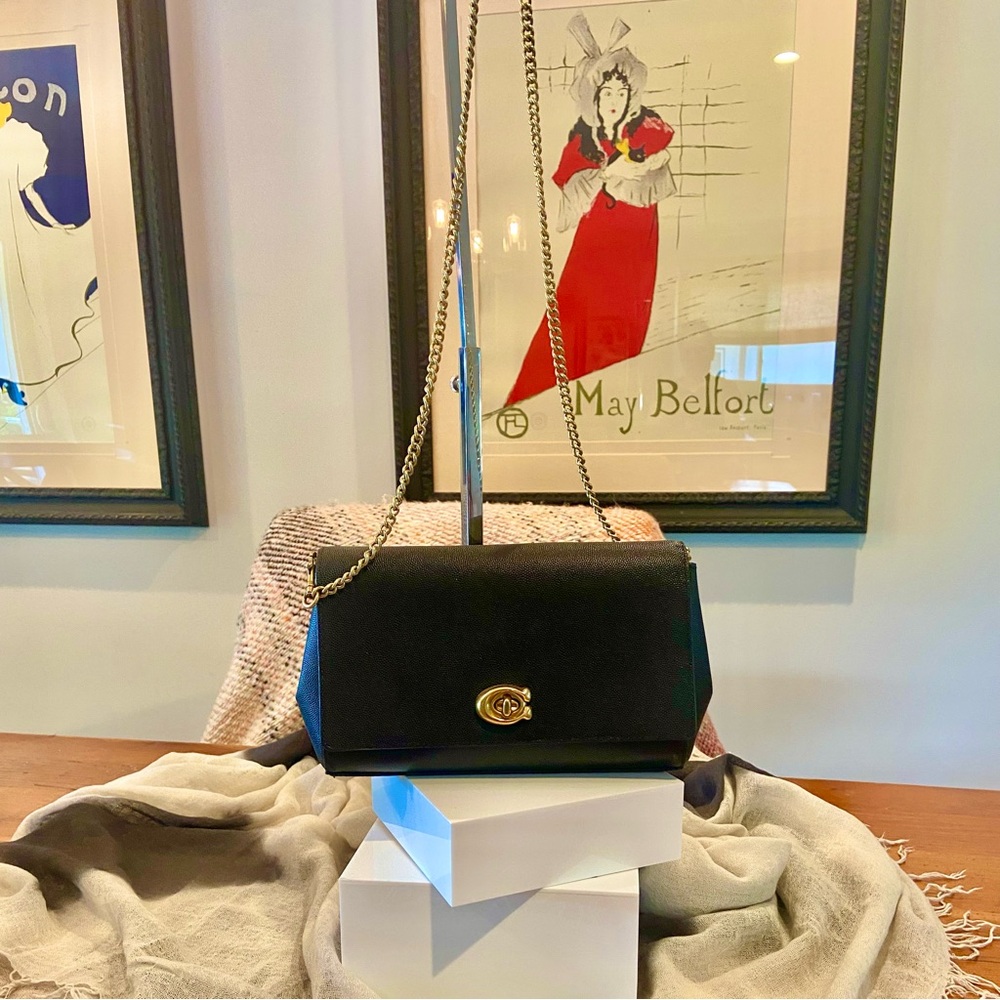 Coach Black Chain Shoulder Bag